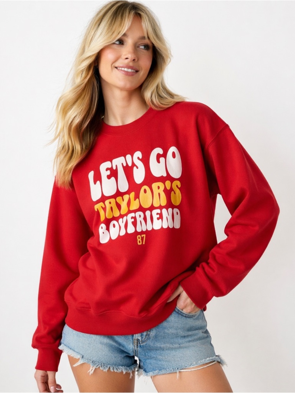 NWT Kansas City Chiefs sweatshirt Taylor SWIFT Travis KELCE size M